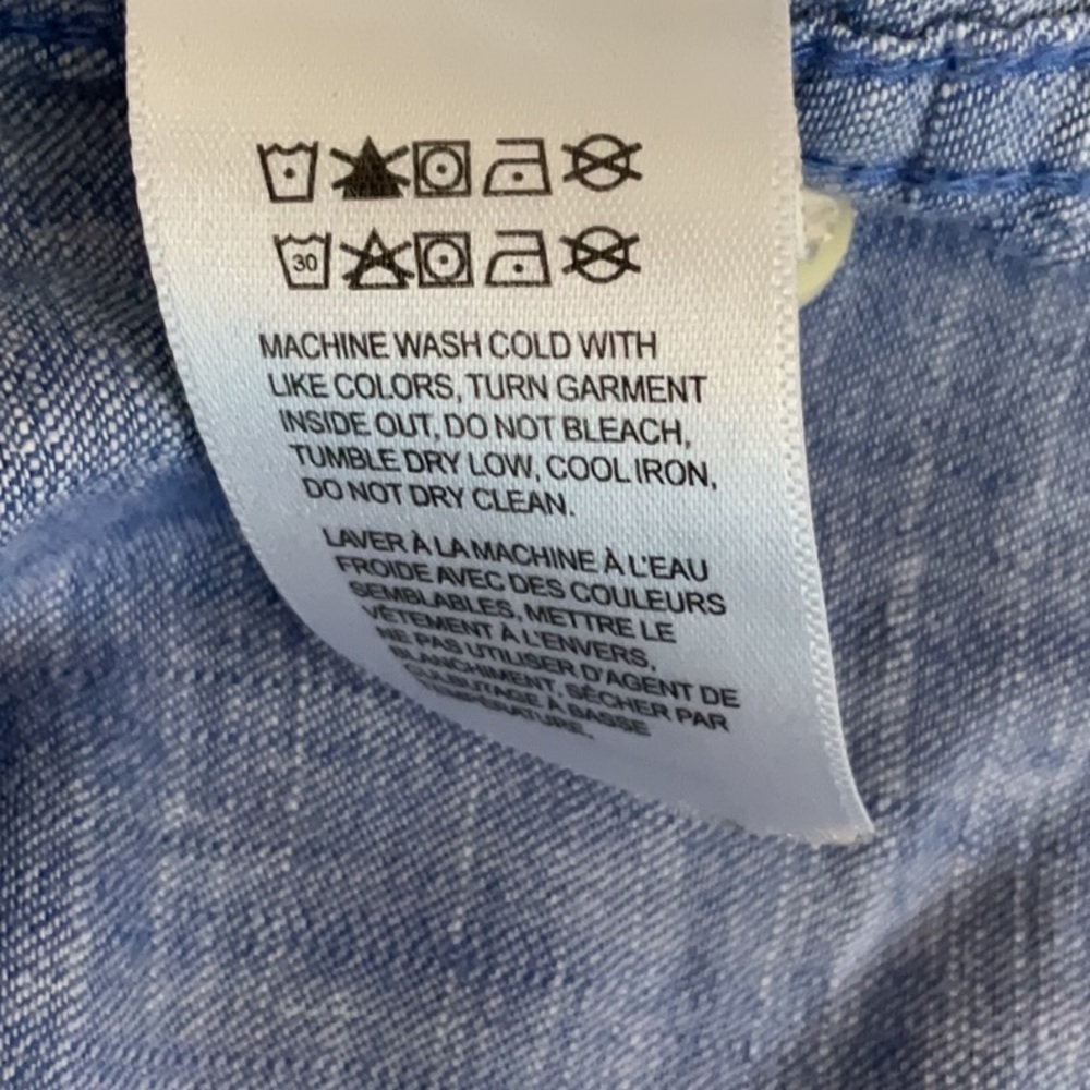 LUCKY BRAND Denim Blue Shirt - Picture 7 of 7
